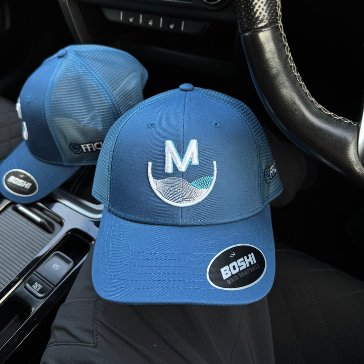 OMW ‘Grid’ Cap - Blue Ice