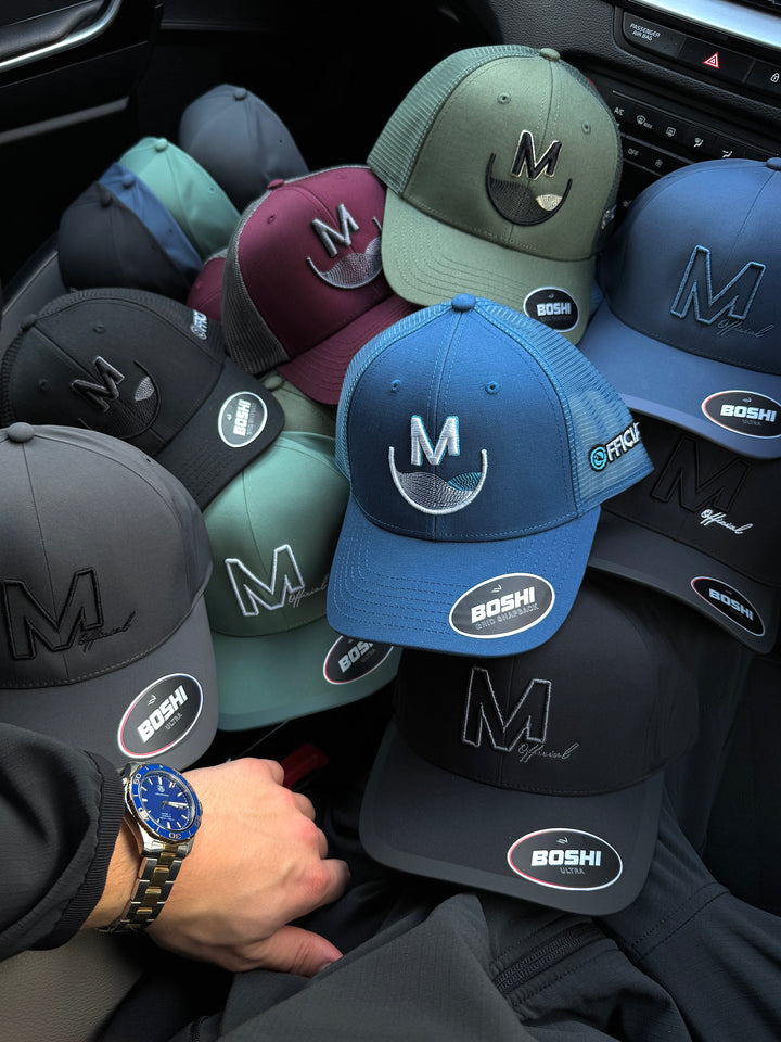 OMW ‘Grid’ Cap - Black/Grey